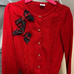 Janie and Jack Christmas sweater and skirt